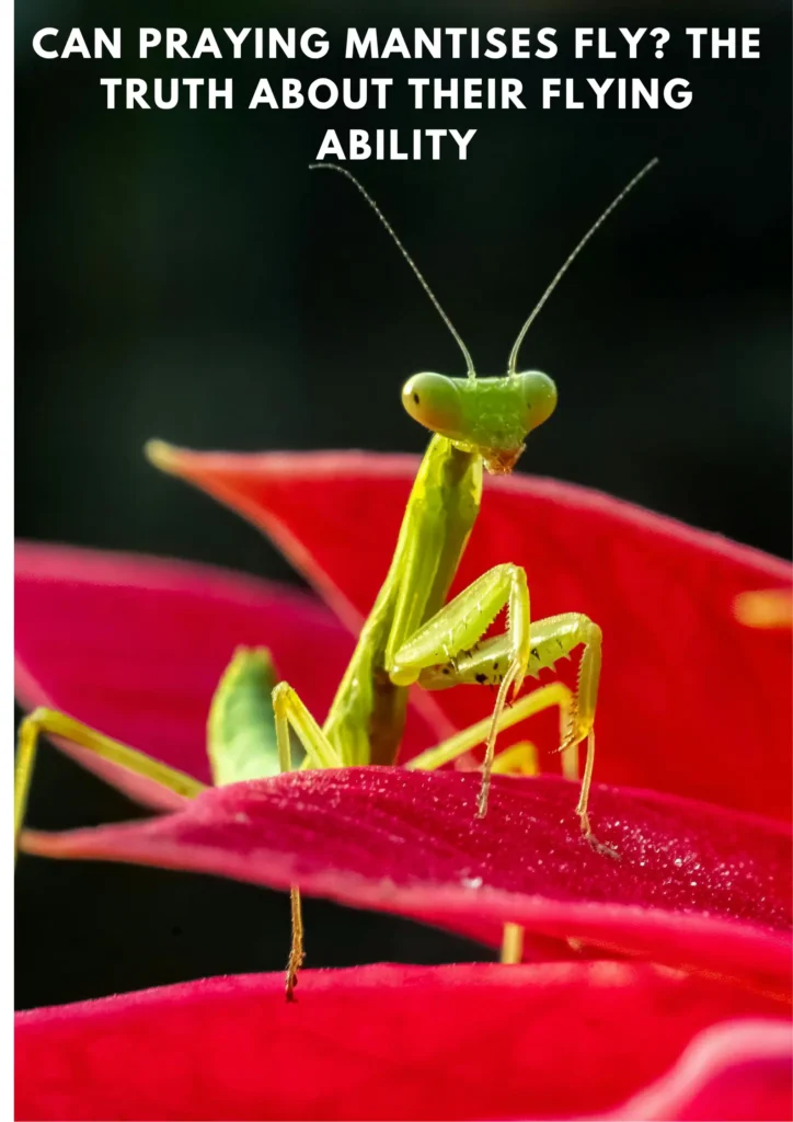 Can Praying Mantises Fly